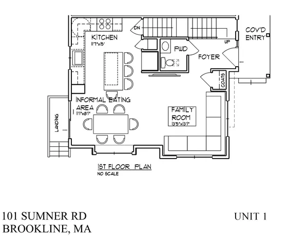 $2,500,000 | 101 Sumner Road, Unit 1, Brookline, MA 02445