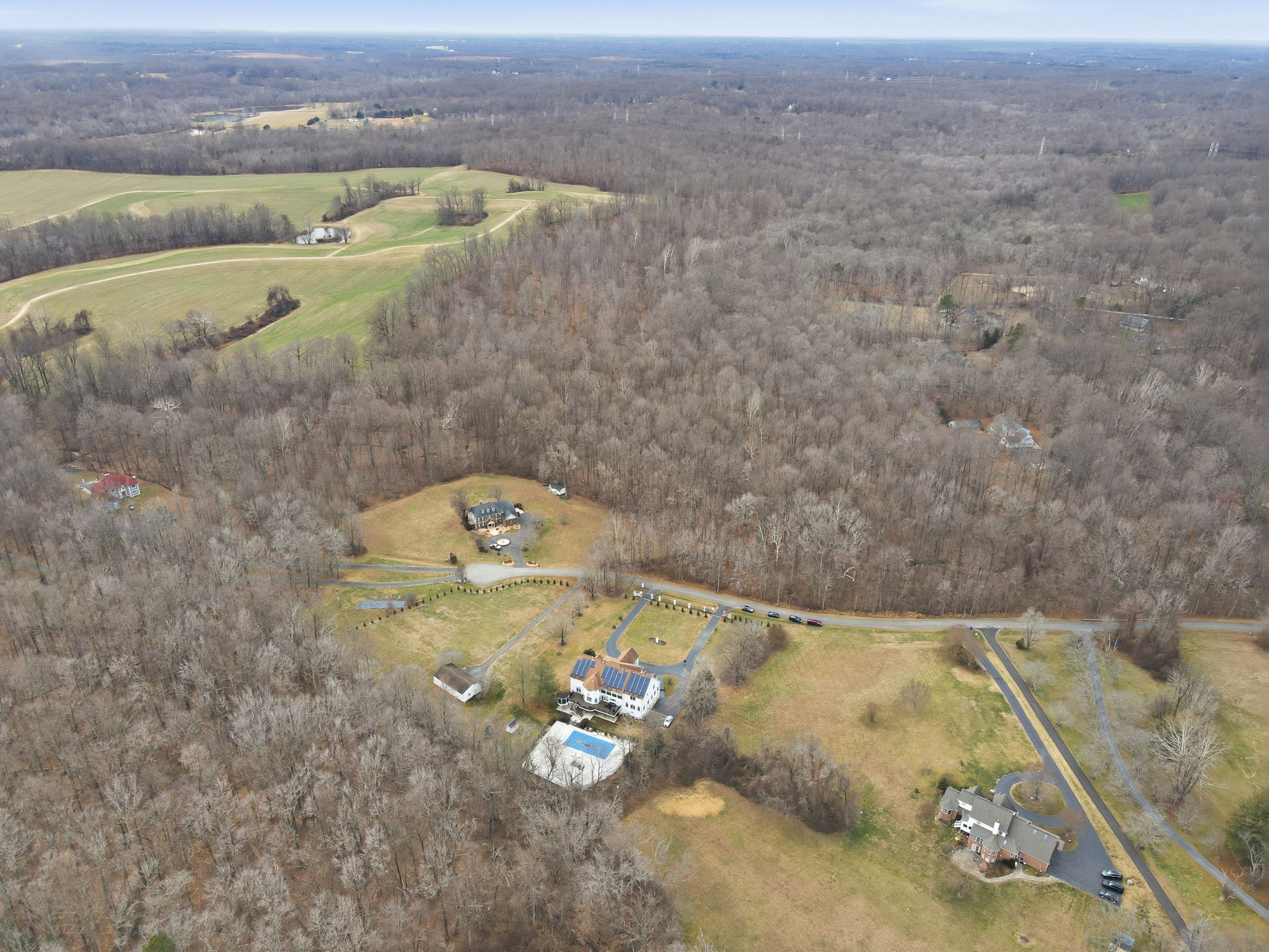 11000 Brooks Reserve Road Upper Marlboro, MD 20772 - Photo 49 of 60 an aerial view of a house with a yard