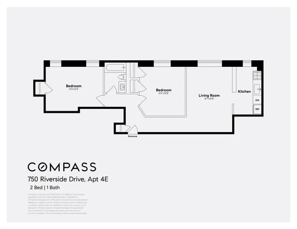 $600,000 | 750 Riverside Drive, Unit 4E | Hamilton Heights