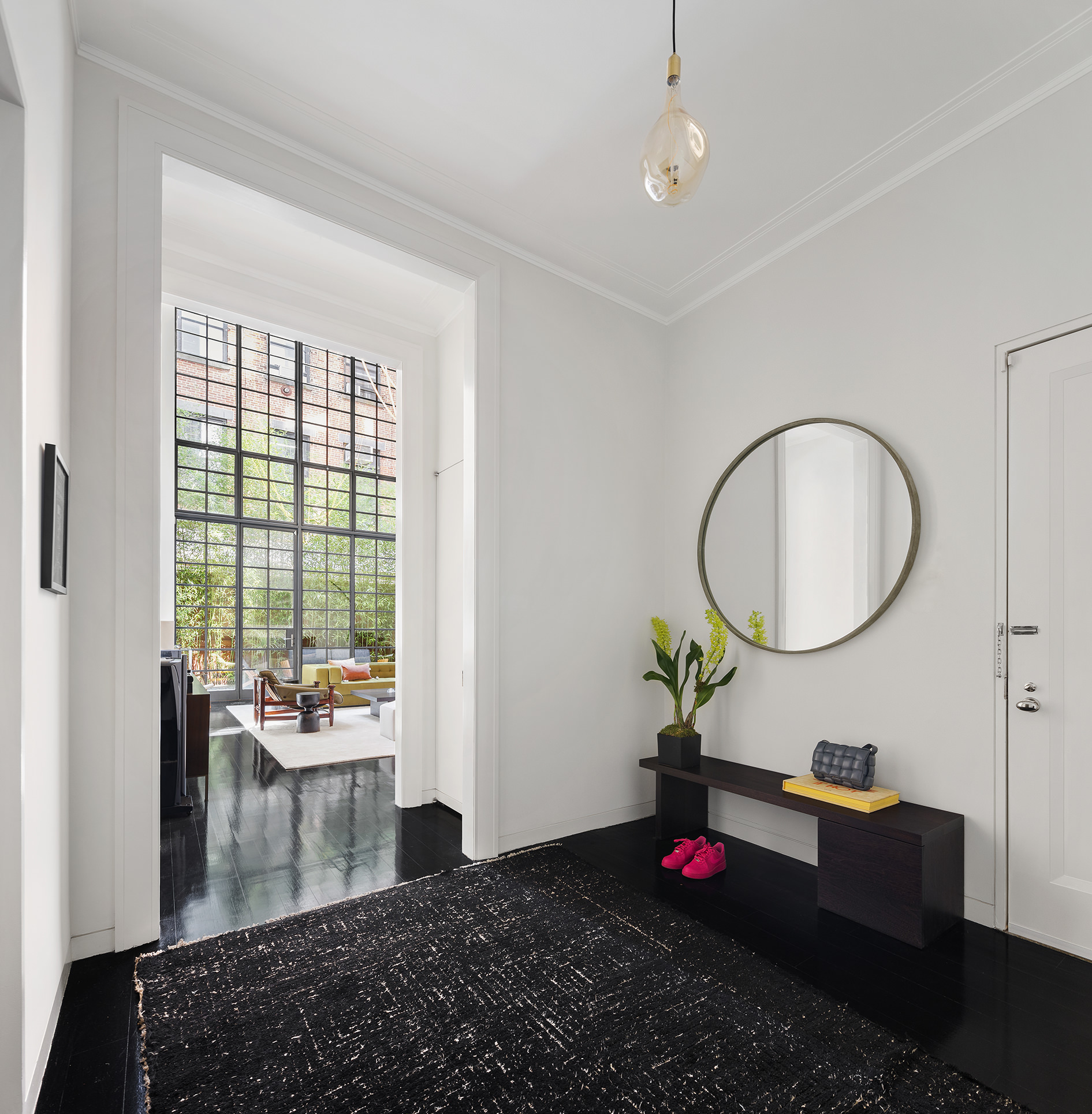 7 Harrison Street, Unit ATELIER Manhattan, NY 10013 - Photo 20 of 24 a living room with a couch