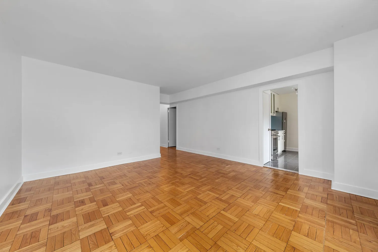 a view of an empty room