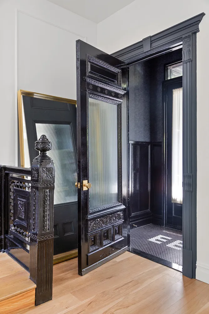 a view of water heater room