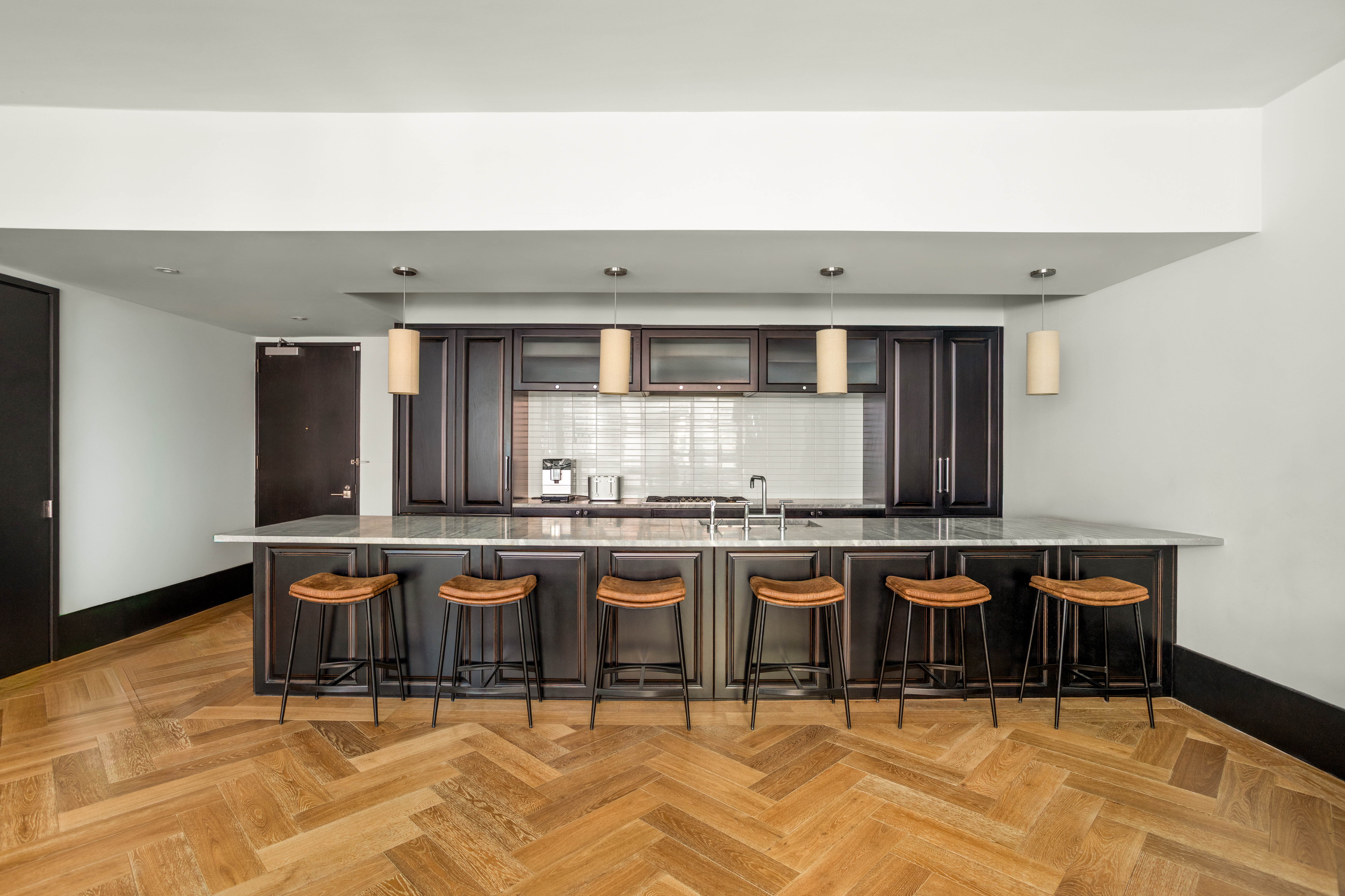51 Jay Street, Unit 3I Brooklyn, NY 11201 - Photo 2 of 14 a kitchen with stainless steel appliances granite countertop a sink and cabinets