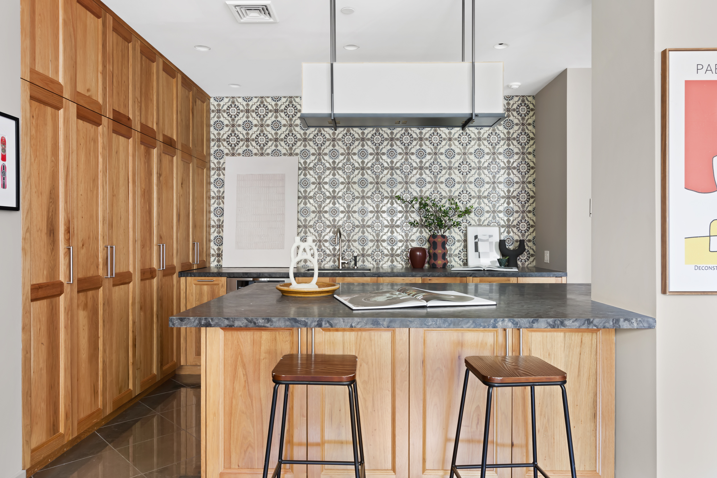 95 Charles Street, Unit TH Manhattan, NY 10014 - Photo 25 of 29 a kitchen with a sink and cabinets