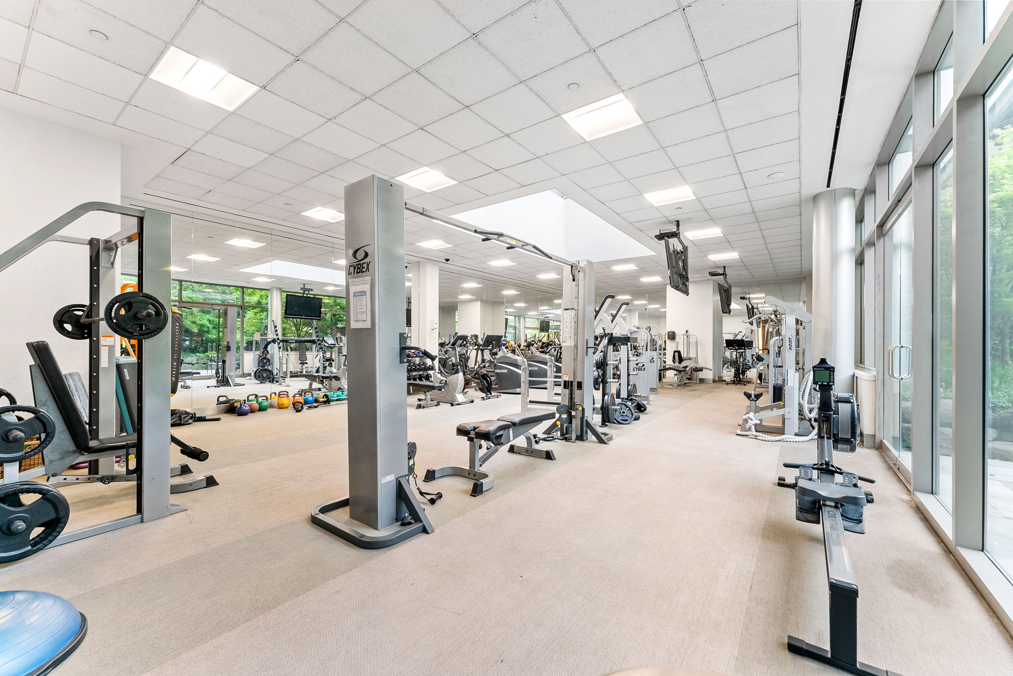 85 Adams Street, Unit 21A Brooklyn, NY 11201 - Photo 15 of 18 a view of a room with gym equipment