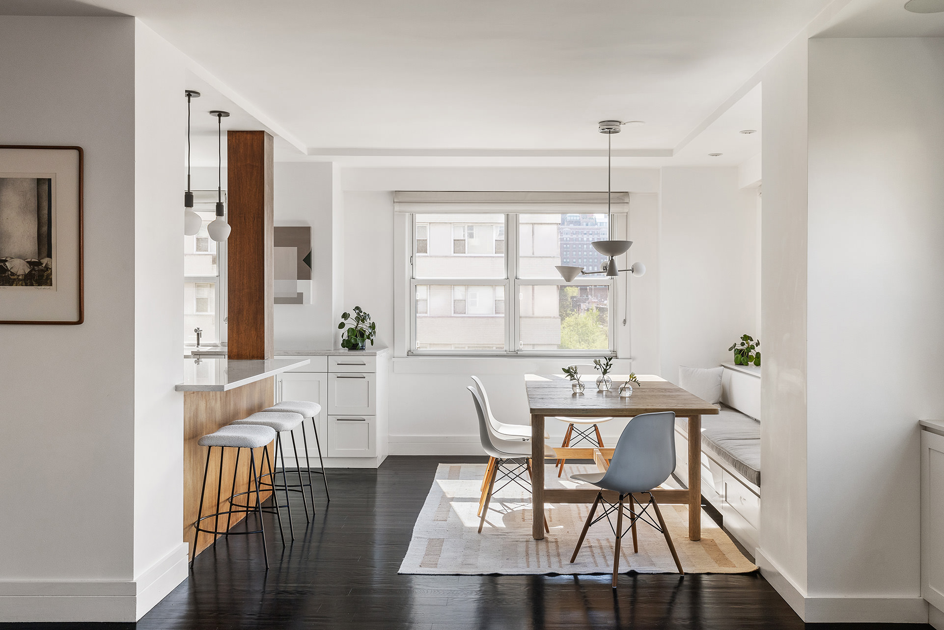 101 West 12th Street, Unit 8RS Manhattan, NY 10011 - Photo 4 of 19 a view of a dining room with furniture window and outside view