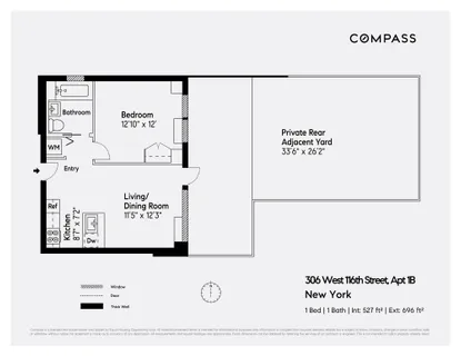 $675,000 | 306 West 116th Street, Unit 1B | Harlem
