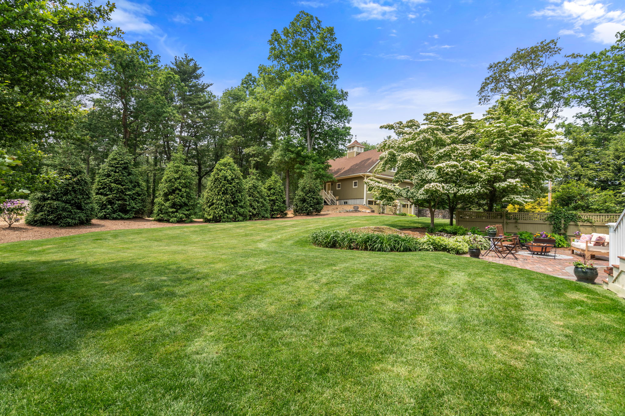 100 Farm Road Sherborn, MA 01770 - Photo 14 of 17 a view of garden with trees