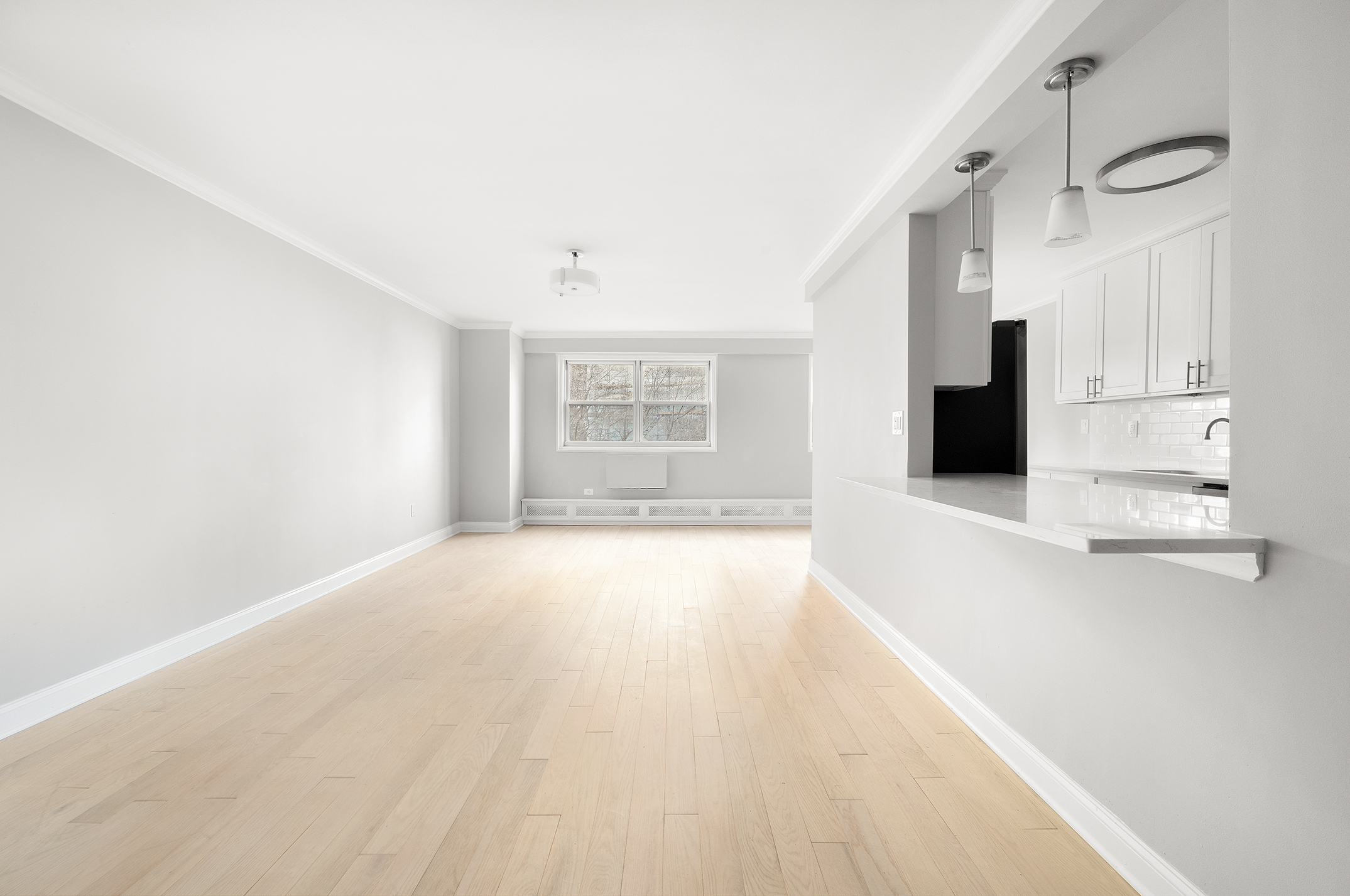 122 Ashland Place, Unit 12L Brooklyn, NY 11201 - Photo 2 of 16 a view of an empty room with a window