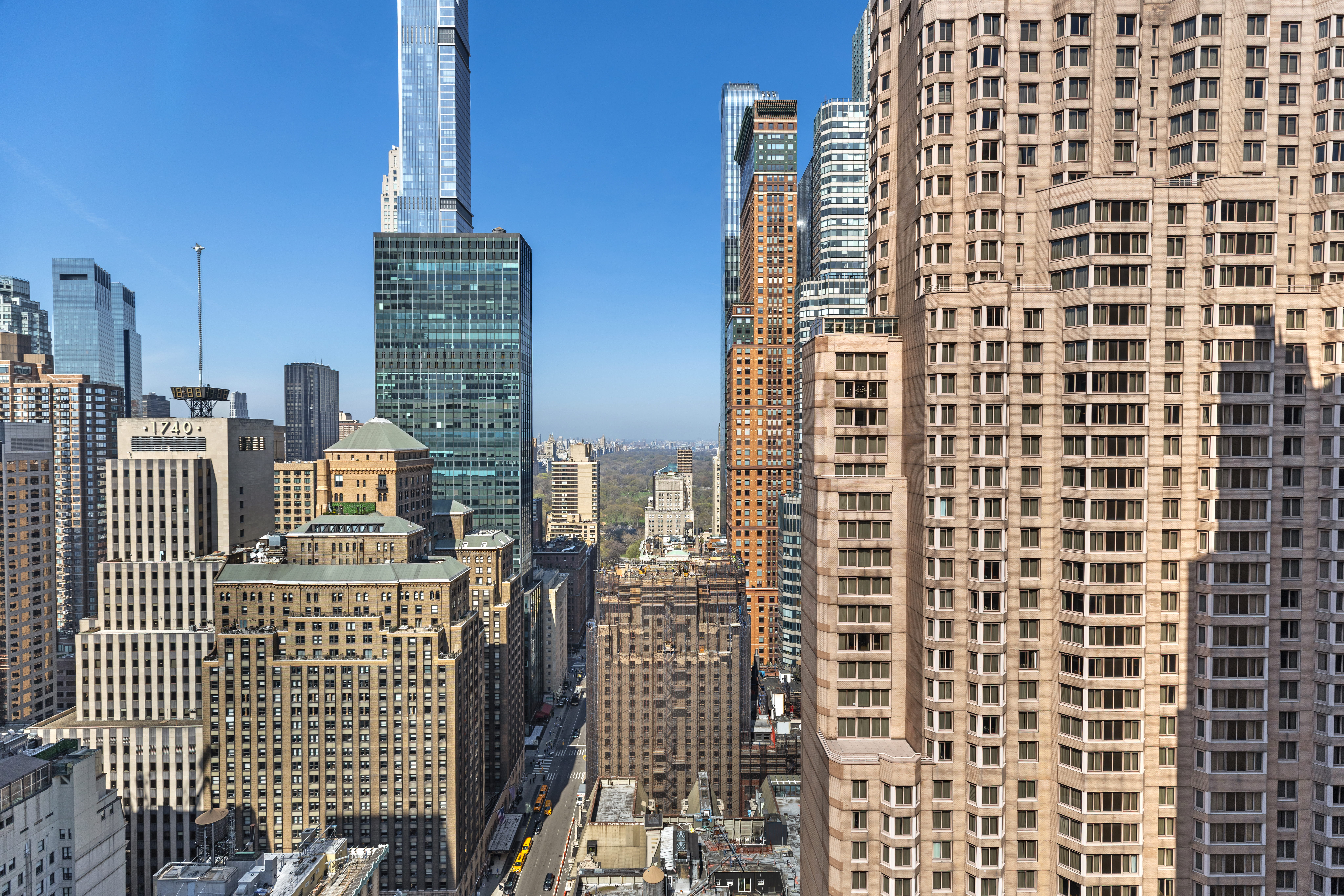 159 West 53rd Street, Unit 31F Manhattan, NY 10019 - Photo 14 of 16 a view of a city with tall buildings
