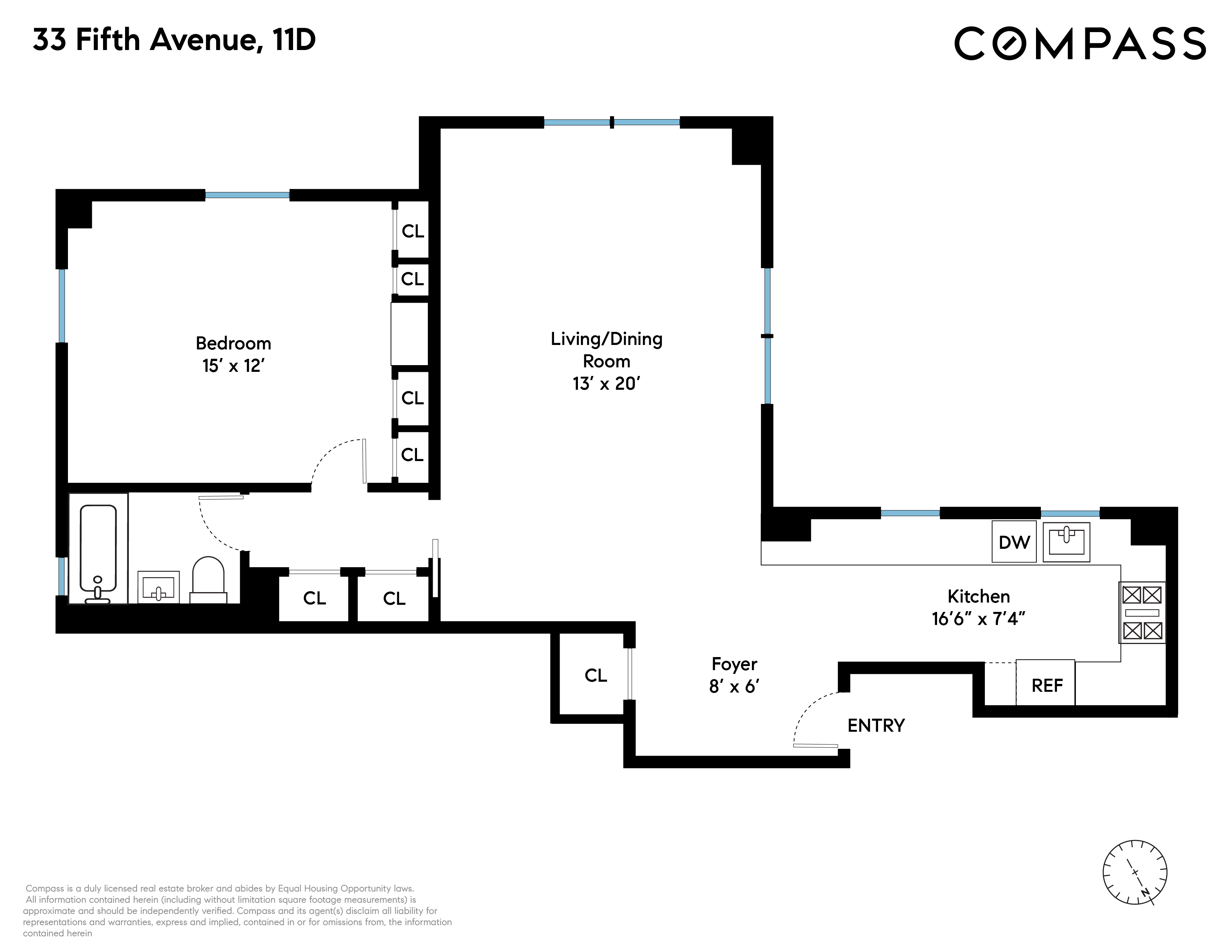 33 5th Avenue, Unit 11D Manhattan, NY 10003 - Photo 9 of 9 Gallery Image 9