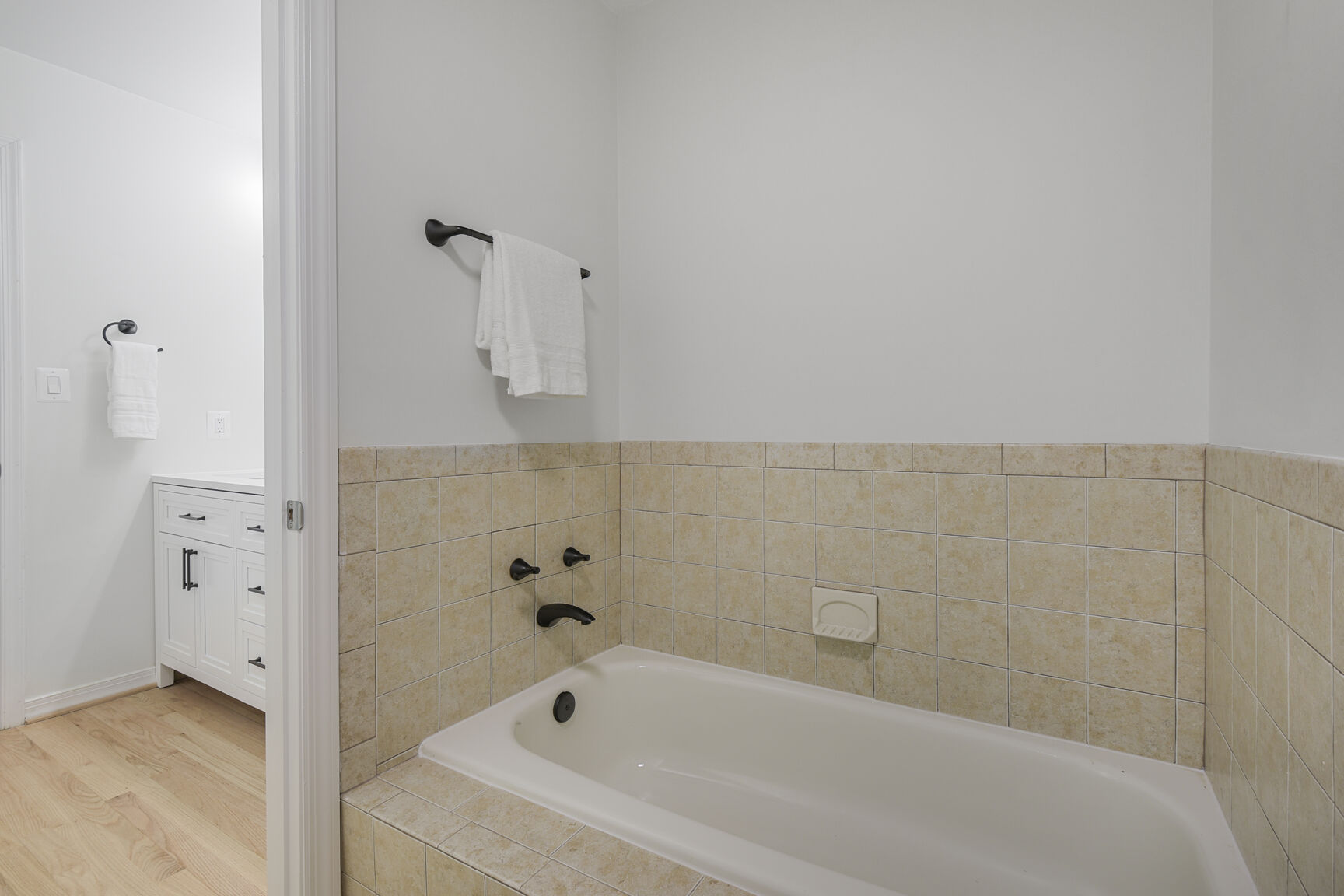 4008 Evangeline Terrace Olney, MD 20832 - Photo 30 of 54 a bathroom with a bathtub and shower