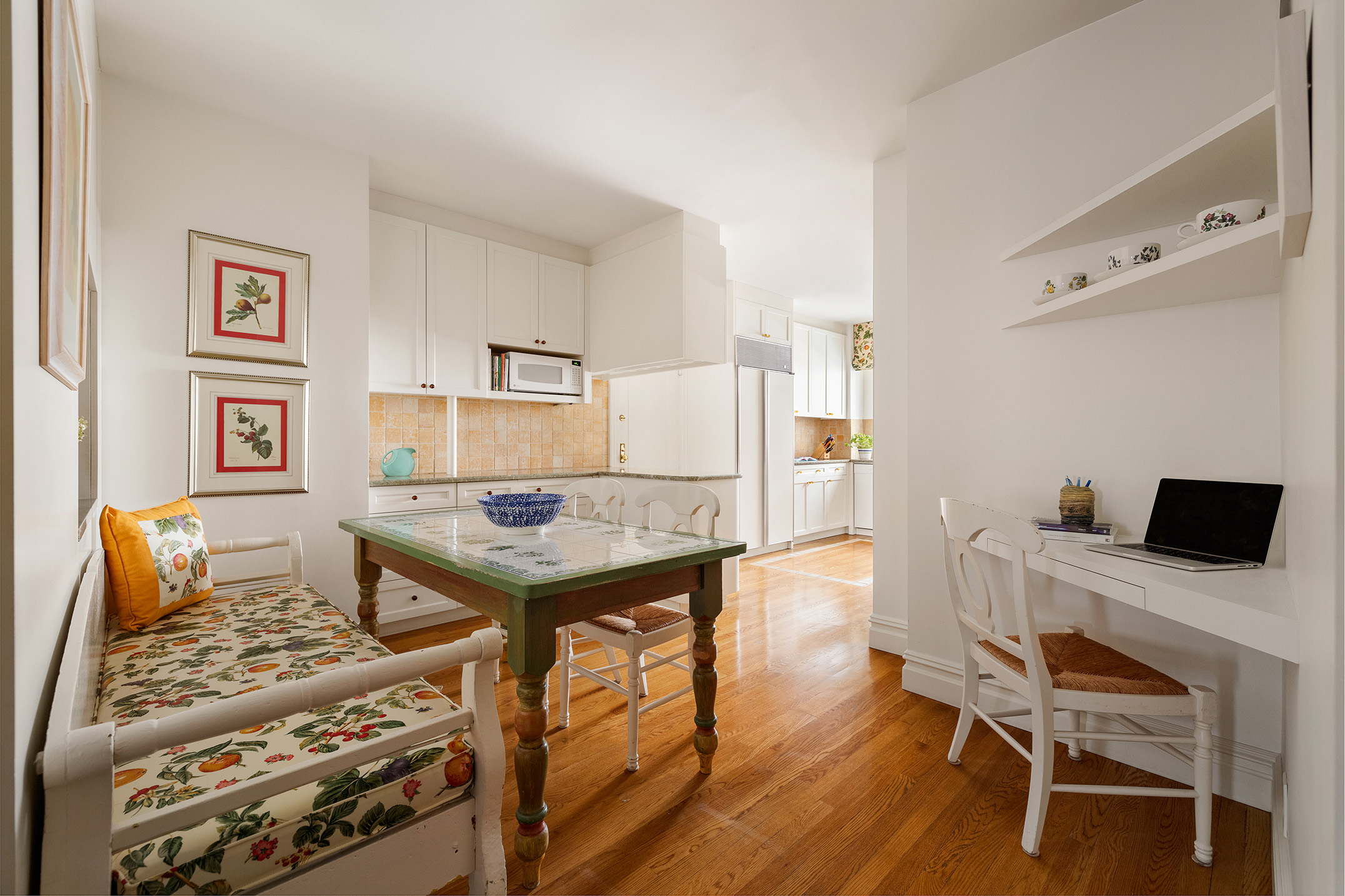 151 West 86th Street, Unit 4D Manhattan, NY 10024 - Photo 9 of 15 a living room with furniture and wooden floor