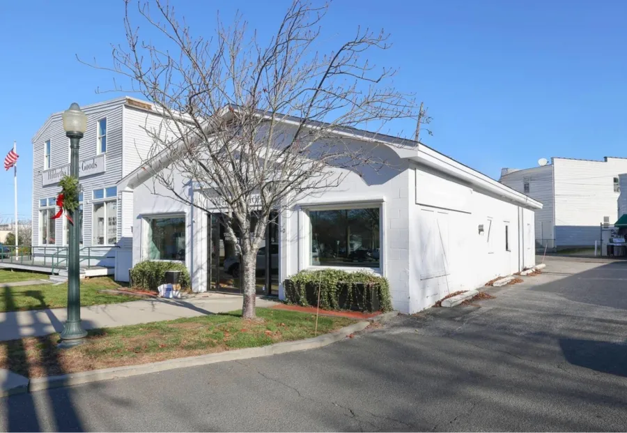 a view of a house with a outdoor space