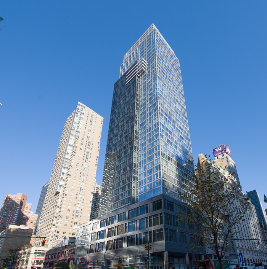 247 West 46th Street, Unit 3103 Manhattan, NY 10036 - Photo 10 of 14 a view of a tall building