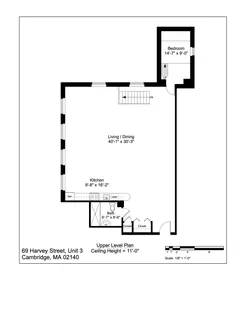 $1,200,000 | 69 Harvey Street, Unit 3, Cambridge, MA 02140