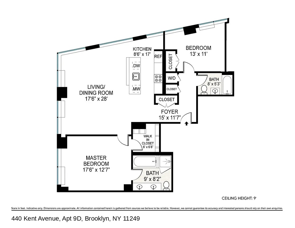 440 Kent Avenue, Unit 9D Brooklyn, NY 11249 - Photo 13 of 13 Gallery Image 13
