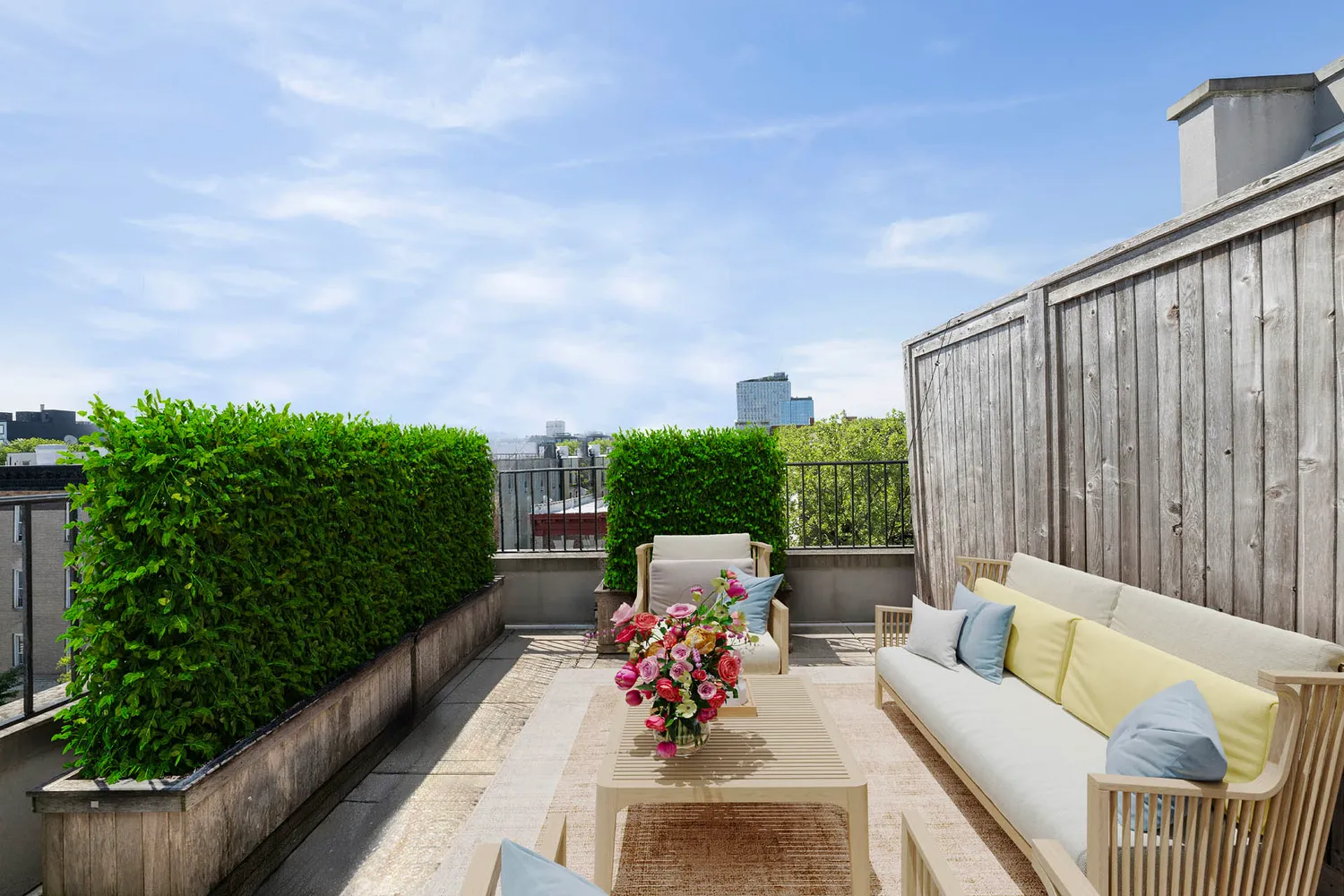 a view of balcony with outdoor space