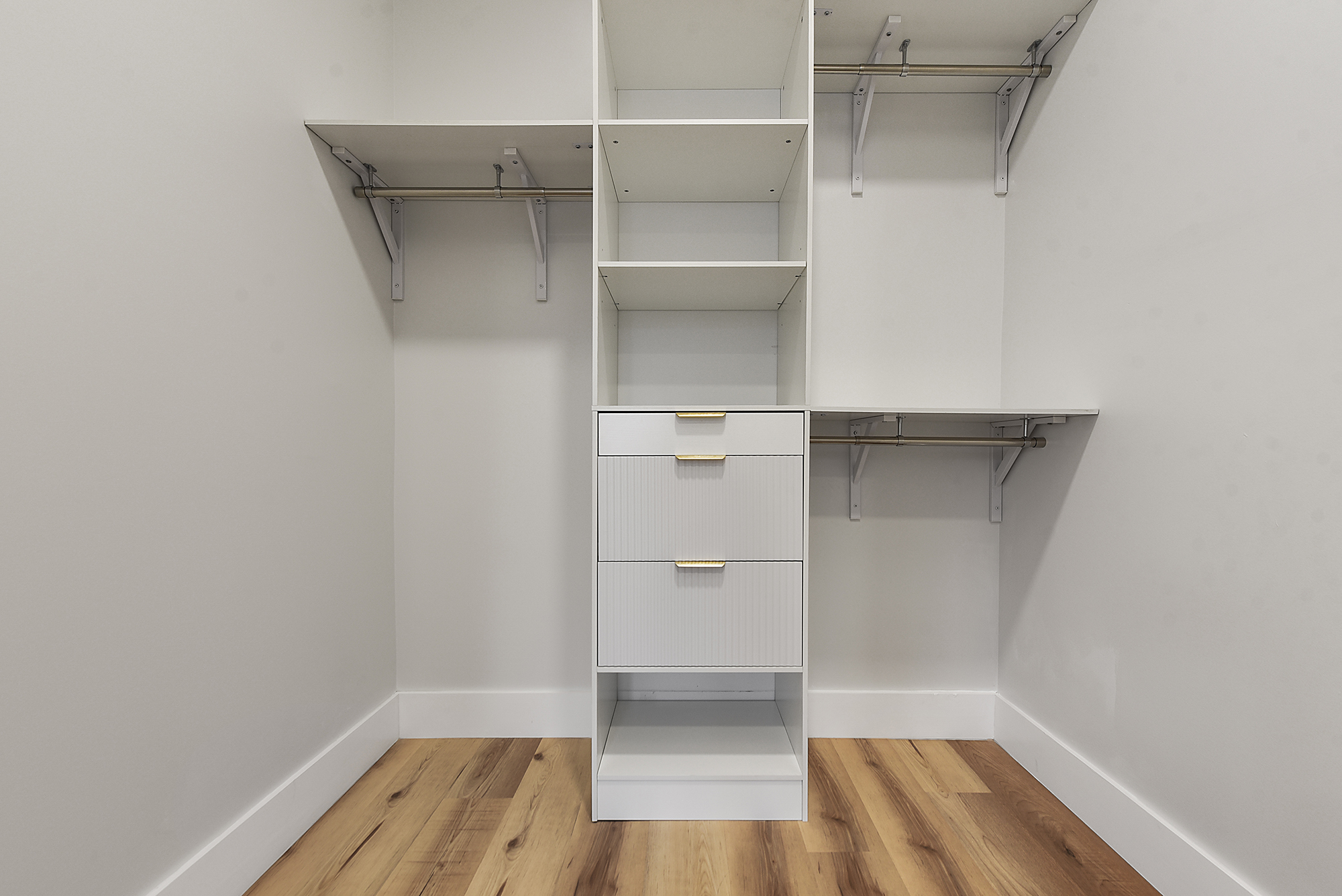 5412 Carnegie Street Pittsburgh, PA 15201 - Photo 27 of 55 a view of walk in closet with empty racks