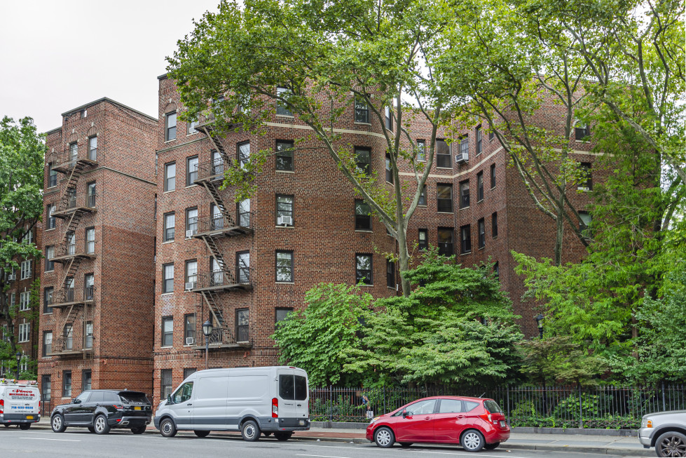 290 6th Avenue, Unit 2KL Manhattan, NY 10014 - Photo 15 of 18 a car parked in front of a brick building