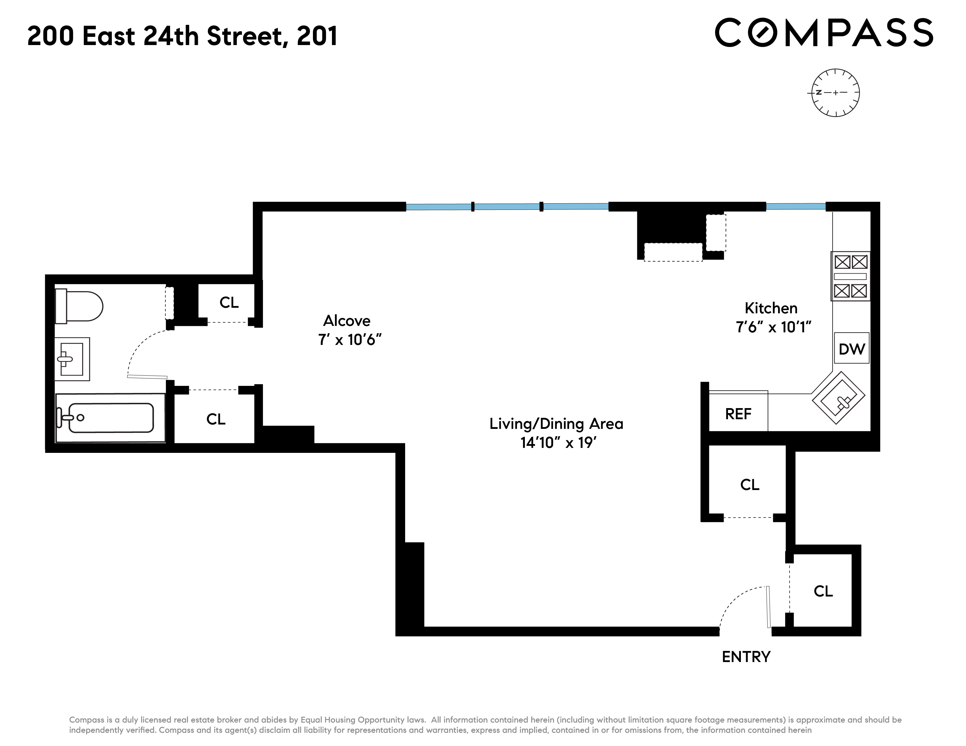 200 East 24th Street, Unit 201 Manhattan, NY 10010 - Photo 7 of 7 a picture of a park