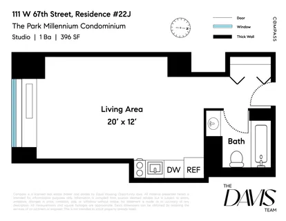 $765,000 | 111 West 67th Street, Unit 22J | Upper West Side
