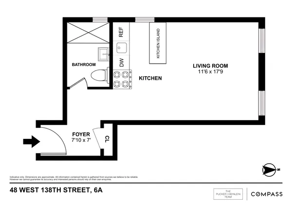 $295,000 | 48 West 138th Street, Unit 6A | Central Harlem