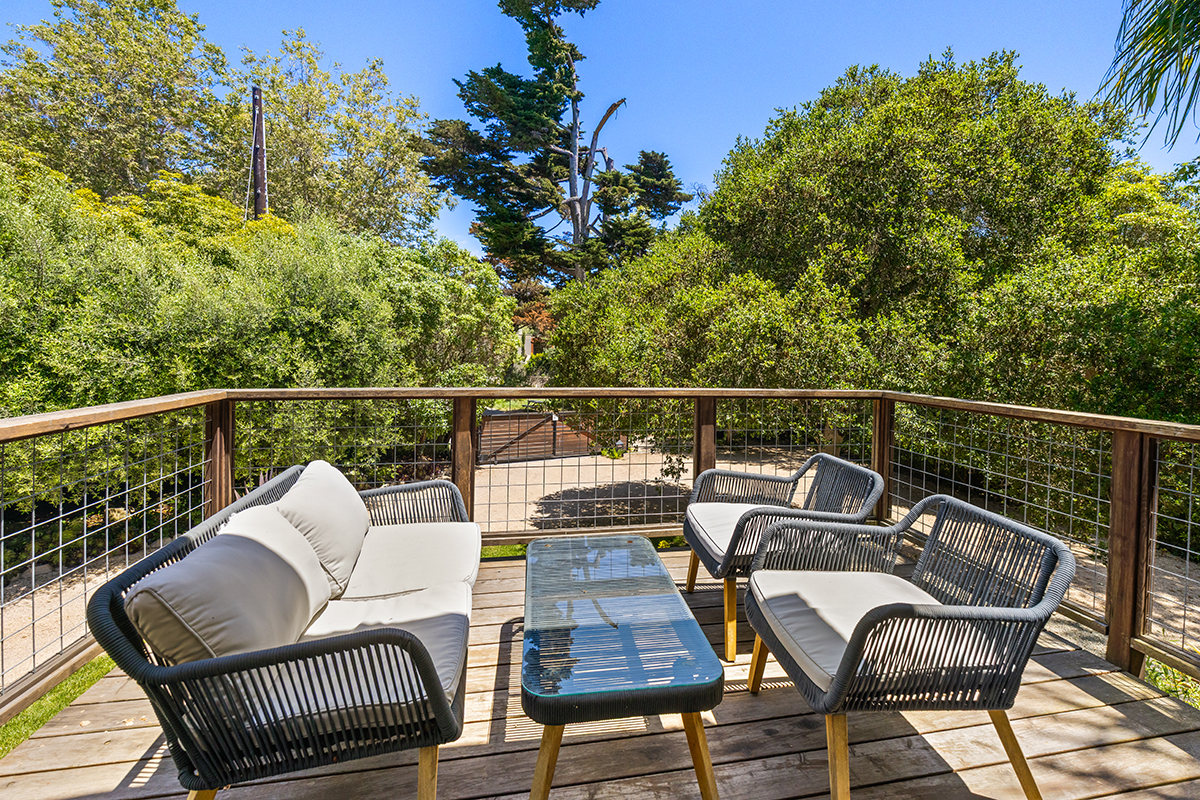 161 Loureyro Road Montecito, CA 93108 - Photo 6 of 52 a view of a roof deck with furniture