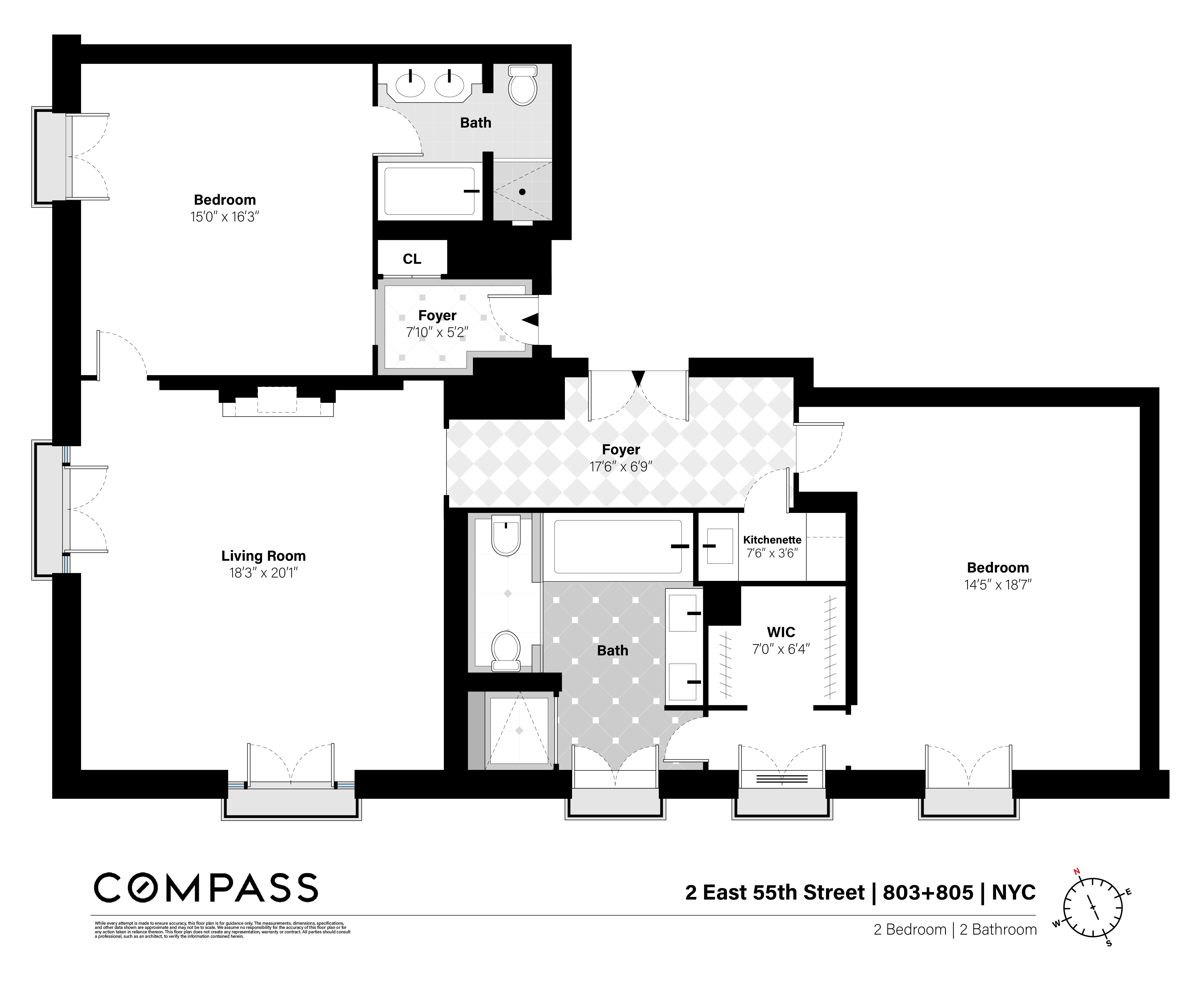 2 East 55th Street, Unit 803/805 Manhattan, NY 10022 - Photo 10 of 10