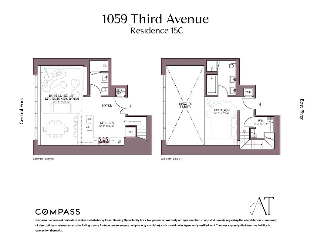 1059 3rd Avenue, Unit 10C Manhattan, NY 10065 - Photo 7 of 7 a black and white photo of a living room