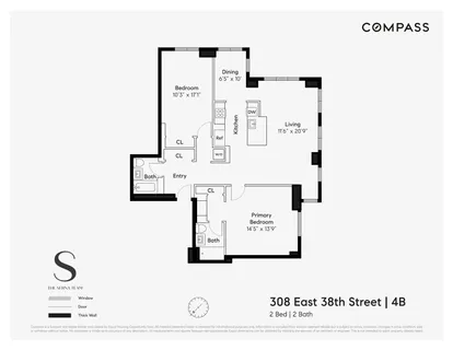 $1,300,000 | 308 East 38th Street, Unit 4B | Murray Hill