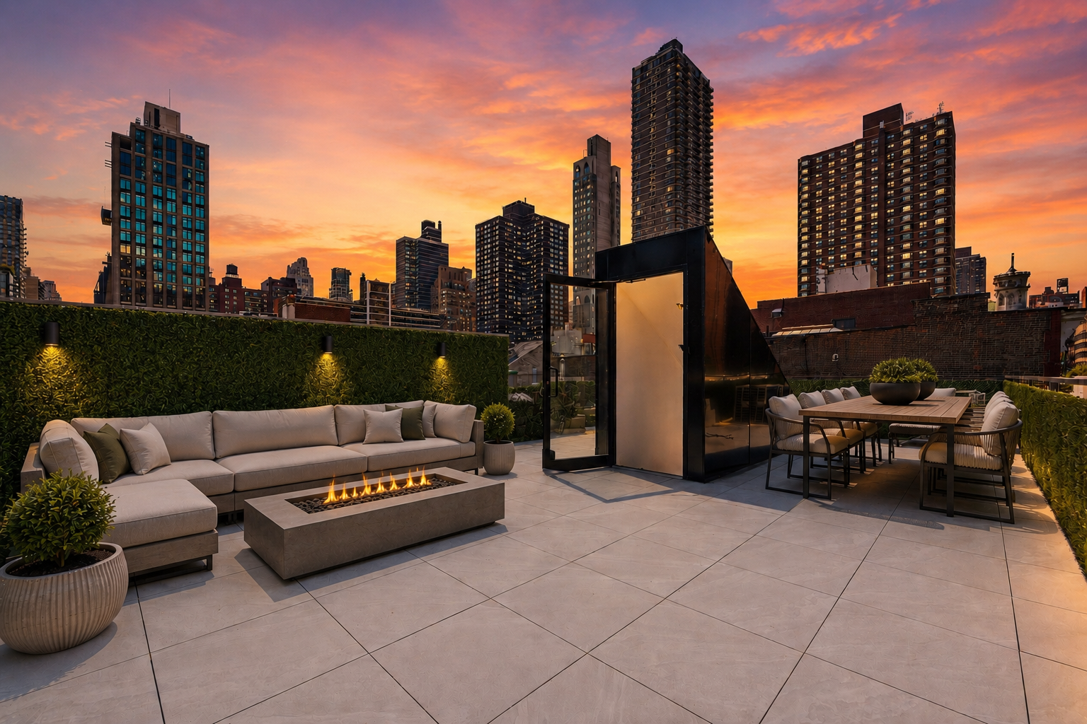 1739 2nd Avenue, Unit PH Manhattan, NY 10128 - Photo 1 of 13 a view of outdoor space with seating