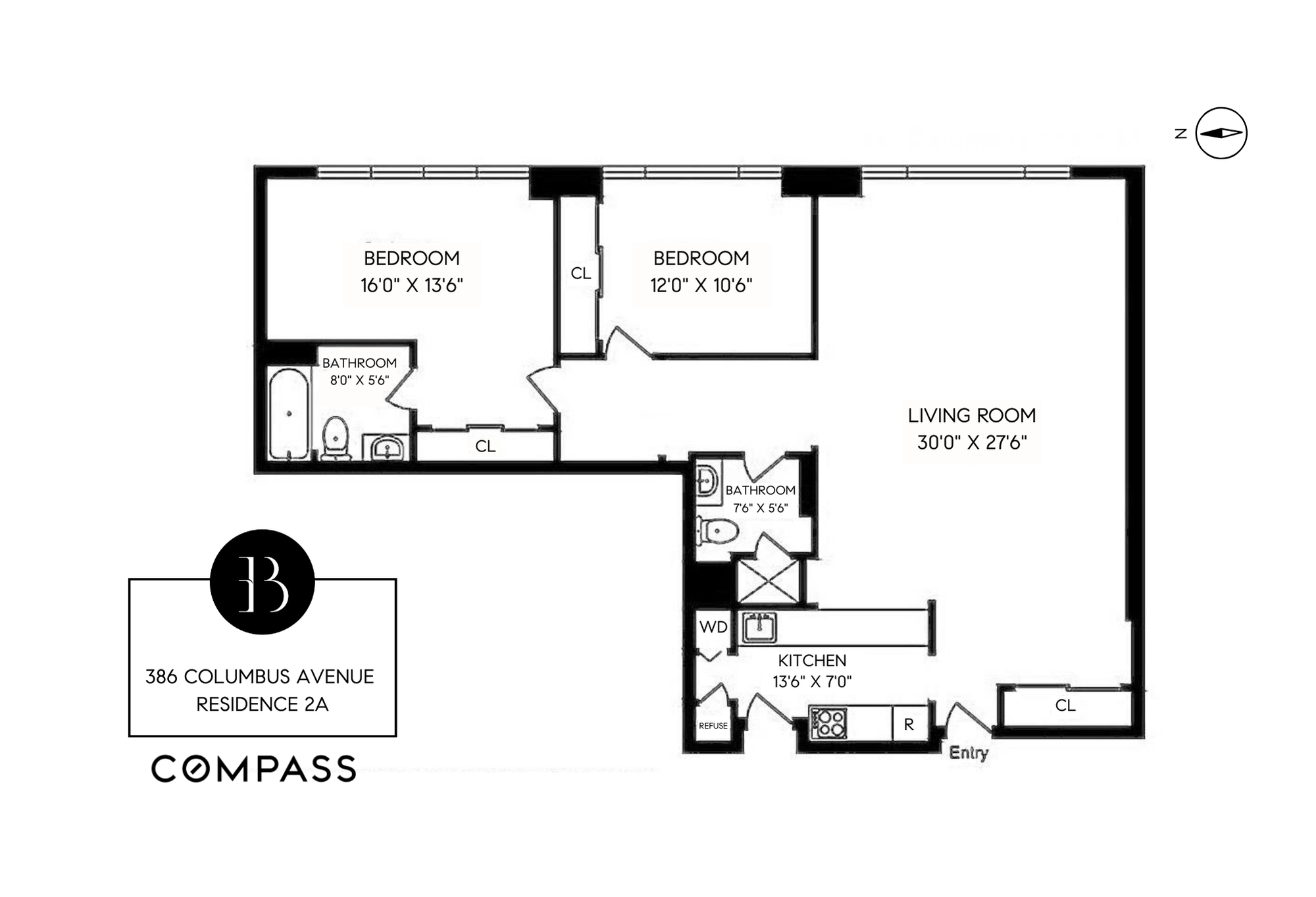 386 Columbus Avenue, Unit 2A Manhattan, NY 10024 - Photo 9 of 9 unknown