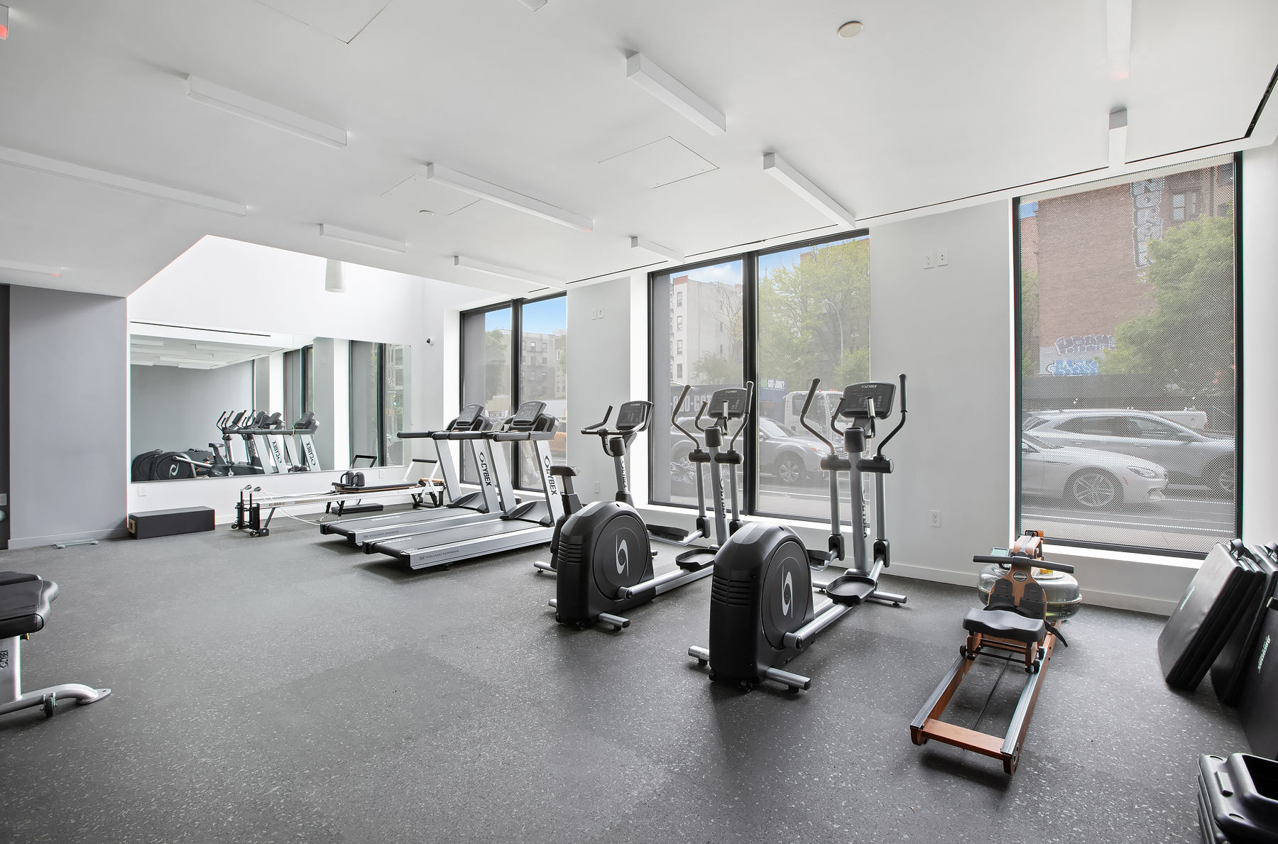 287 East Houston Street, Unit 4C Manhattan, NY 10002 - Photo 10 of 12 a view of a room with gym equipment