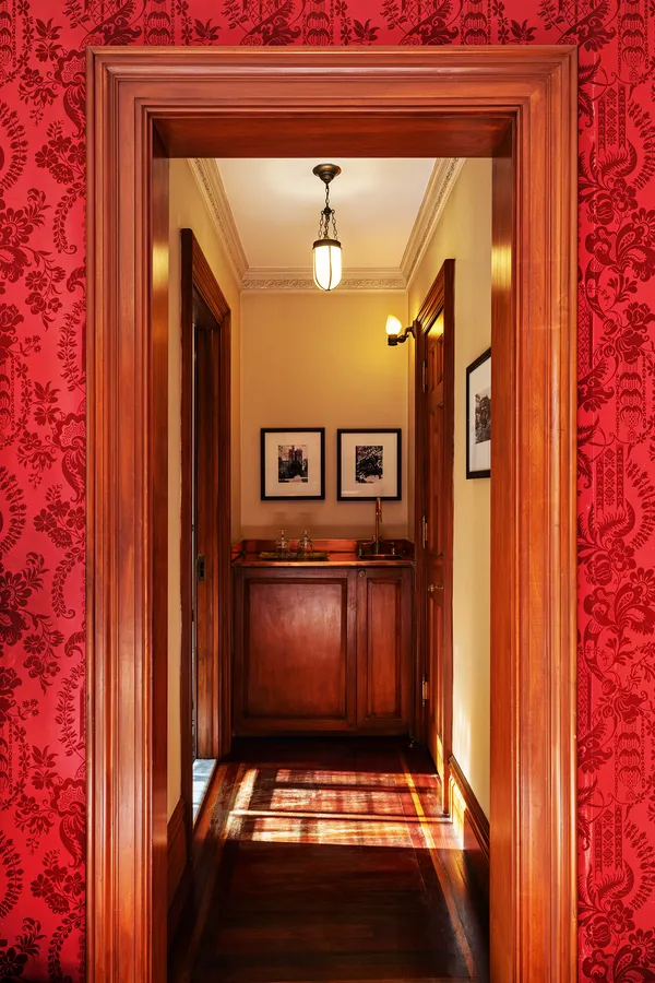 a view of front door