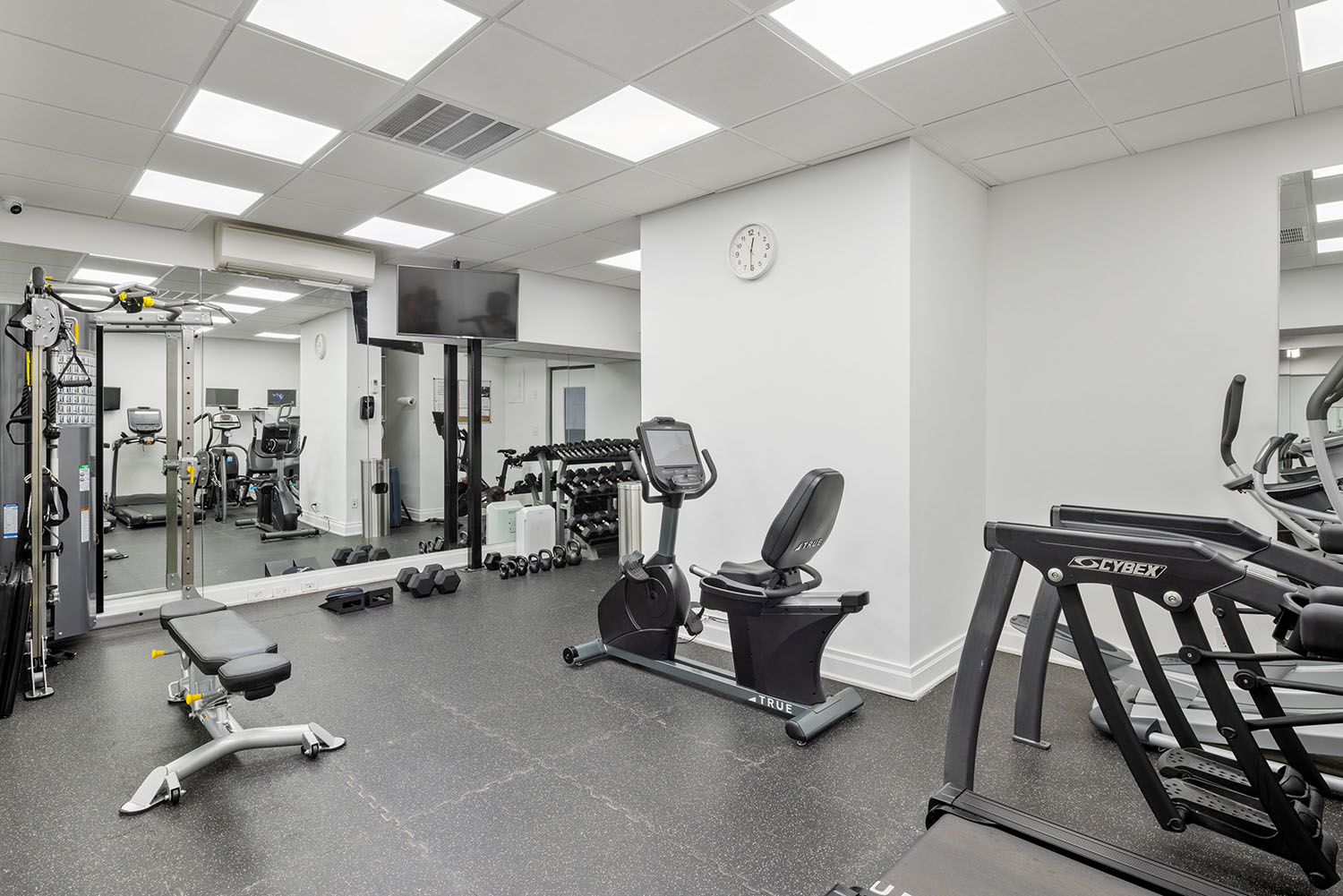 50 East 79th Street, Unit 7B Manhattan, NY 10075 - Photo 13 of 15 a view of a room with gym equipment