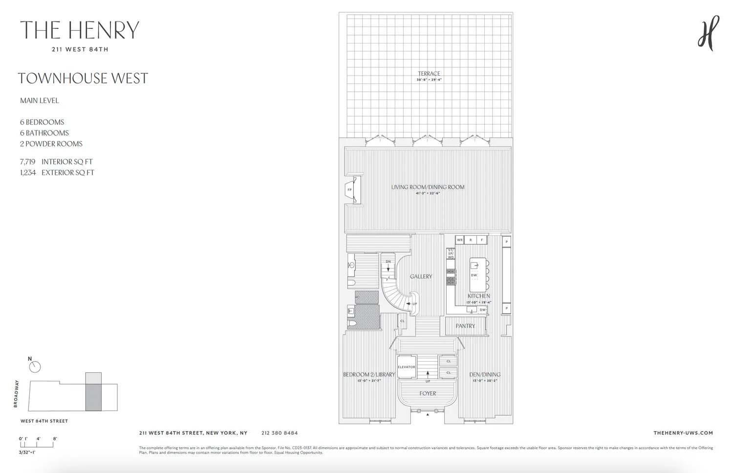 $16,750,000 | 211 West 84th Street, Unit THWEST | Upper West Side