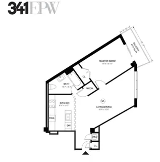 $3,840 | 341 Eastern Parkway, Unit 5A | Crown Heights