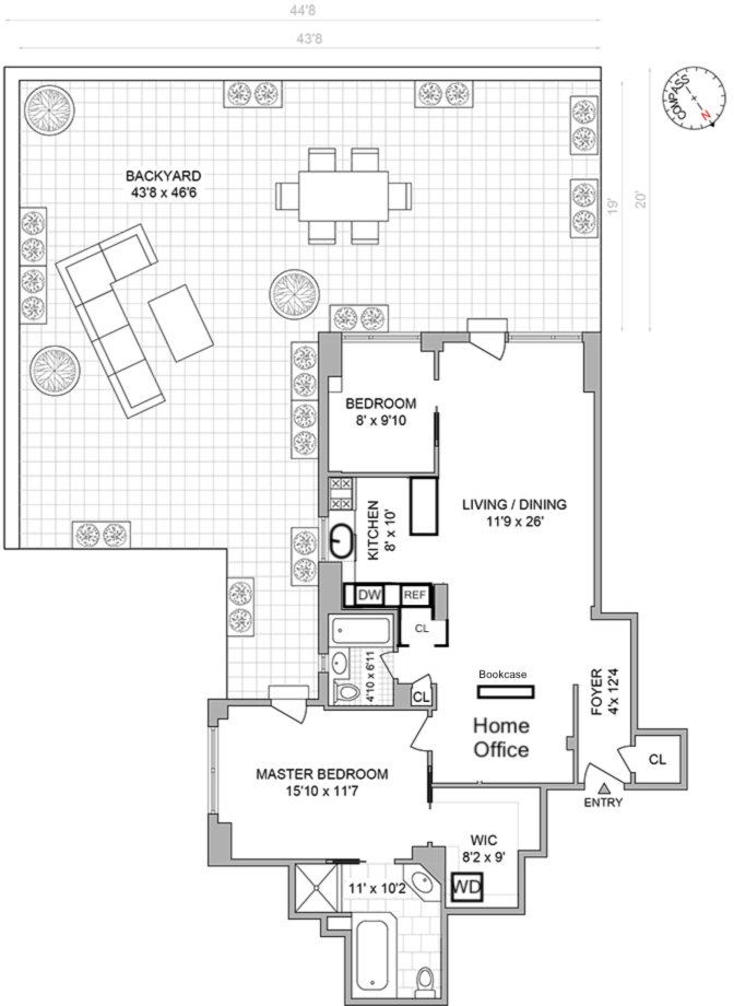 400 East 77th Street, Unit 1CD Manhattan, NY 10075 - Photo 18 of 18 a picture of a wall with a white wall and a picture of the wall