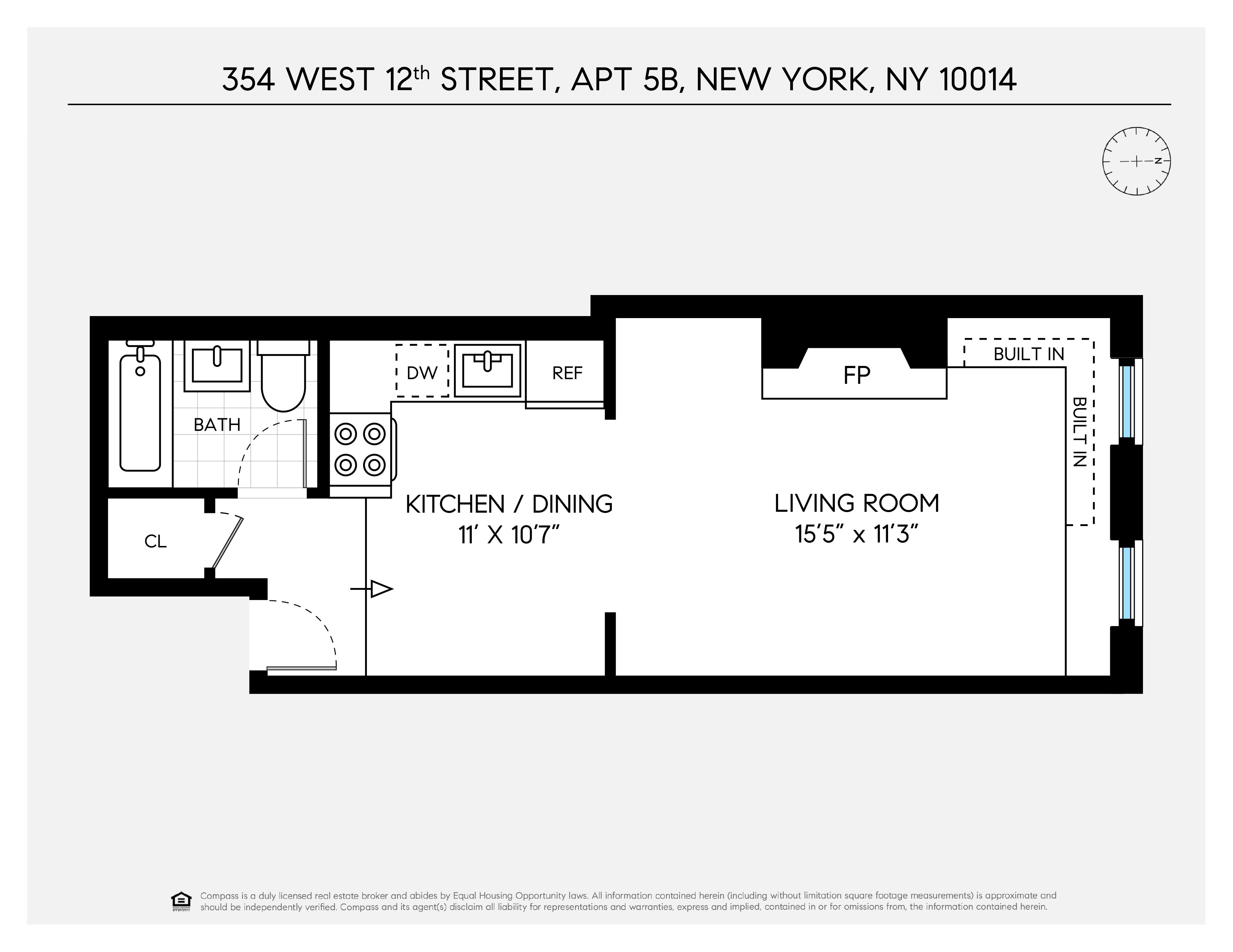 354 West 12th Street 5B W. Greenwich Village New York NY 10014