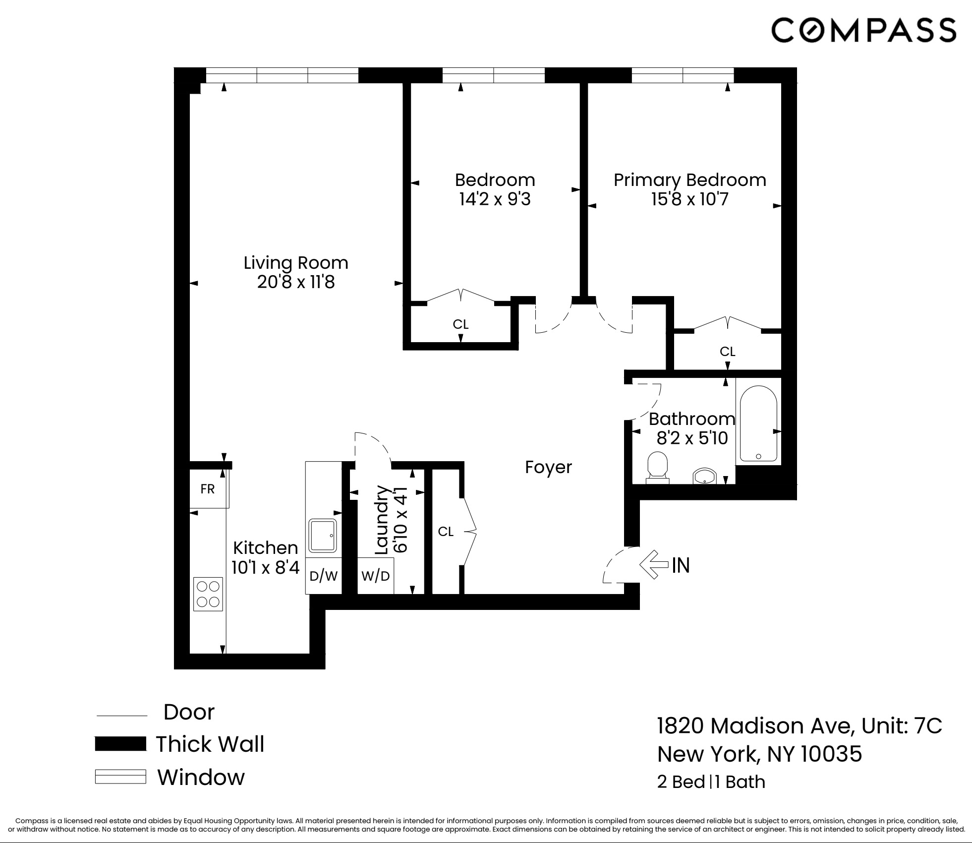 1820 Madison Avenue, Unit 7C Manhattan, NY 10035 - Photo 17 of 17