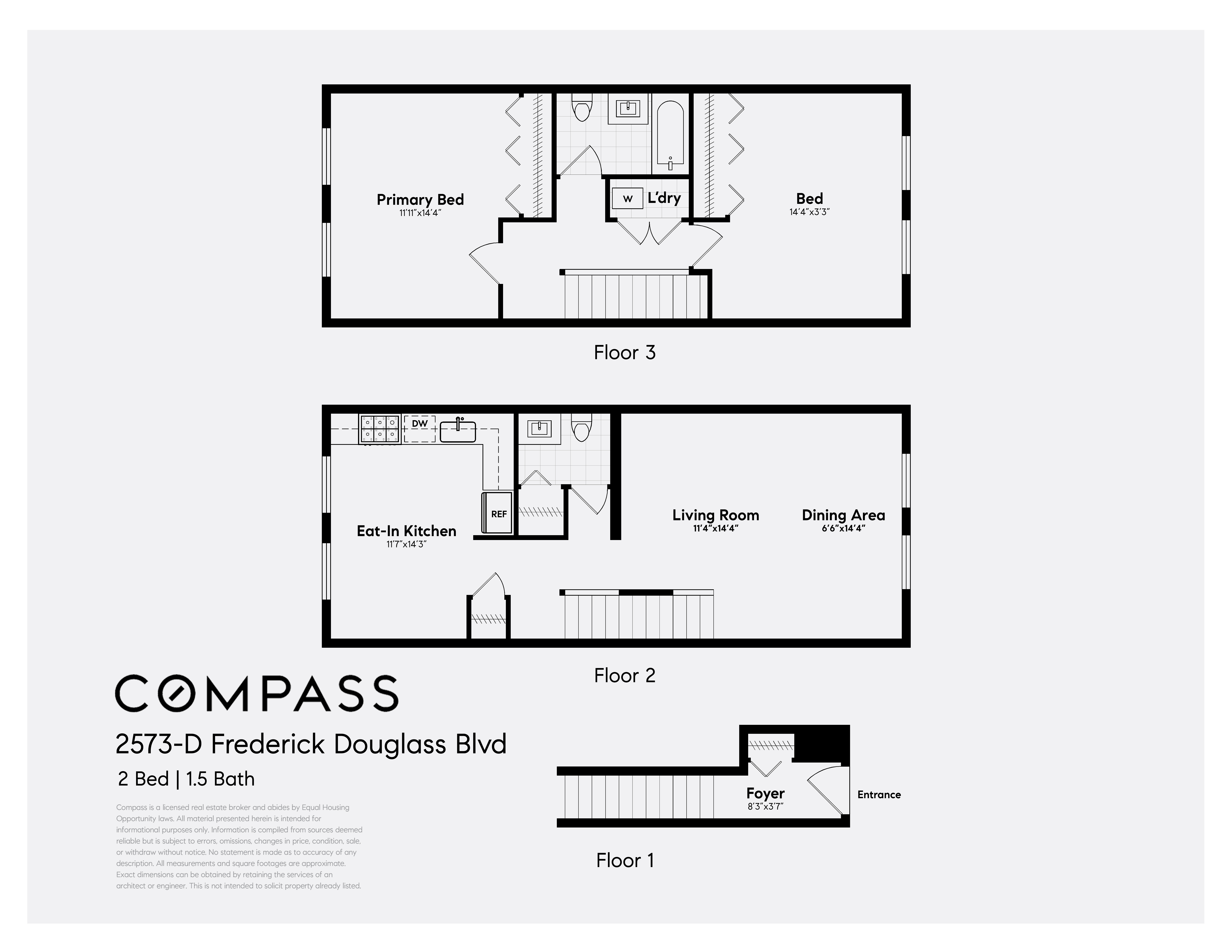 2573 Frederick Douglass Boulevard, Unit D Manhattan, NY 10030 - Photo 13 of 13 a picture of a rug with a white wall