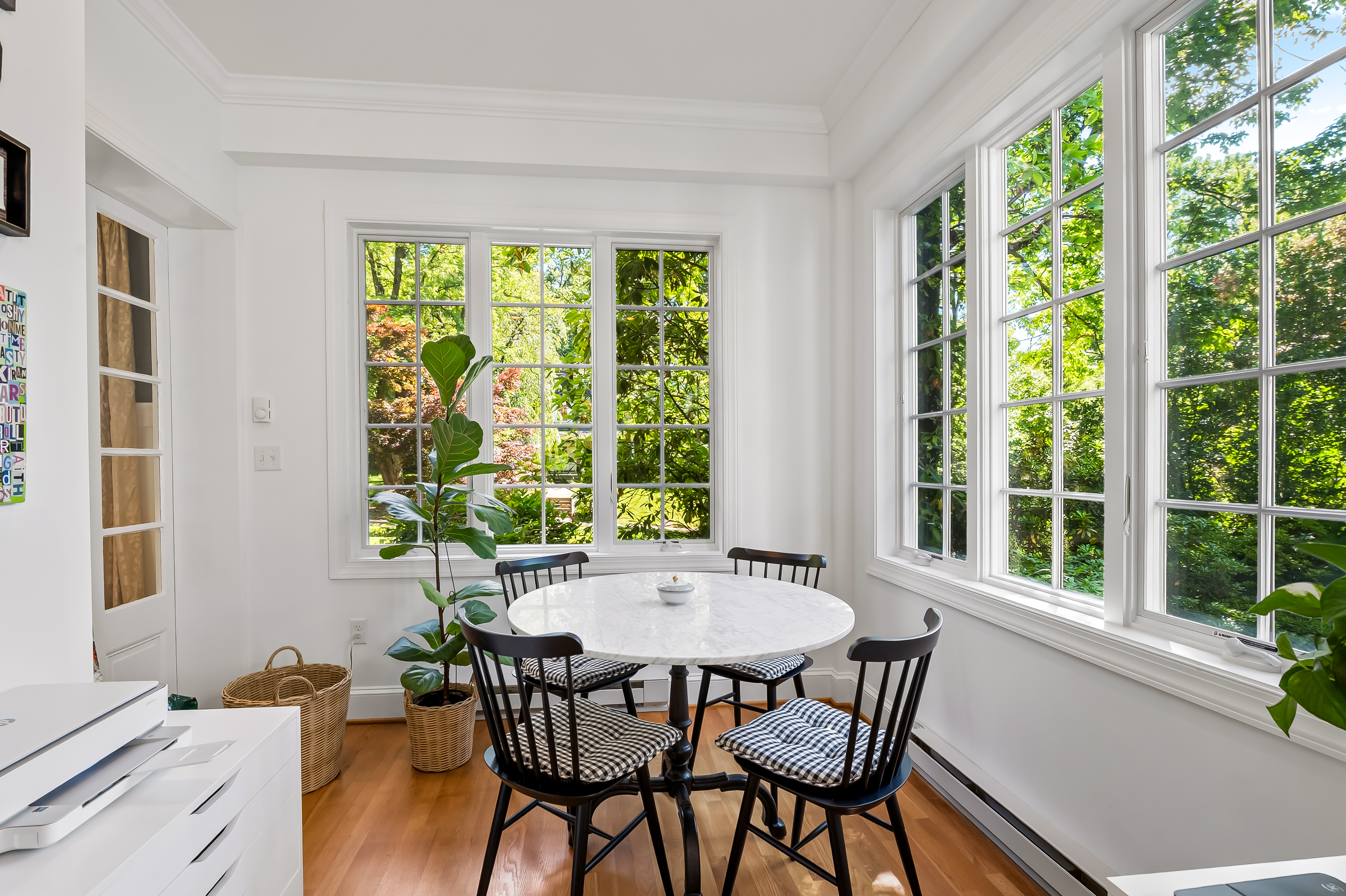 6 Elmhurst Road Baltimore, MD 21210 - Photo 28 of 100 a view of a dining room with furniture window and wooden floor
