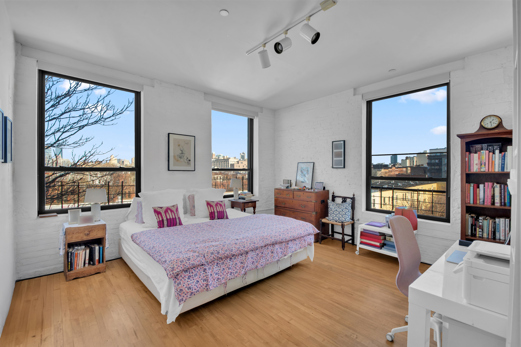 25 Carroll Street, Unit 4C Brooklyn, NY 11231 - Photo 13 of 27 a bedroom with a bed furniture and a window