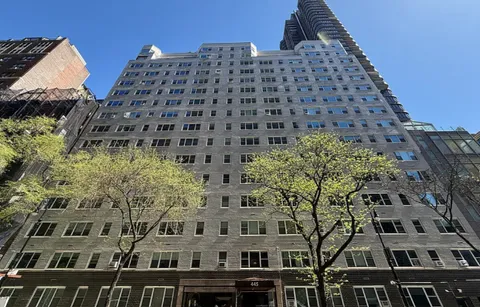 a front view of a building