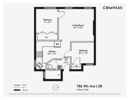 a picture of a bench in a white building