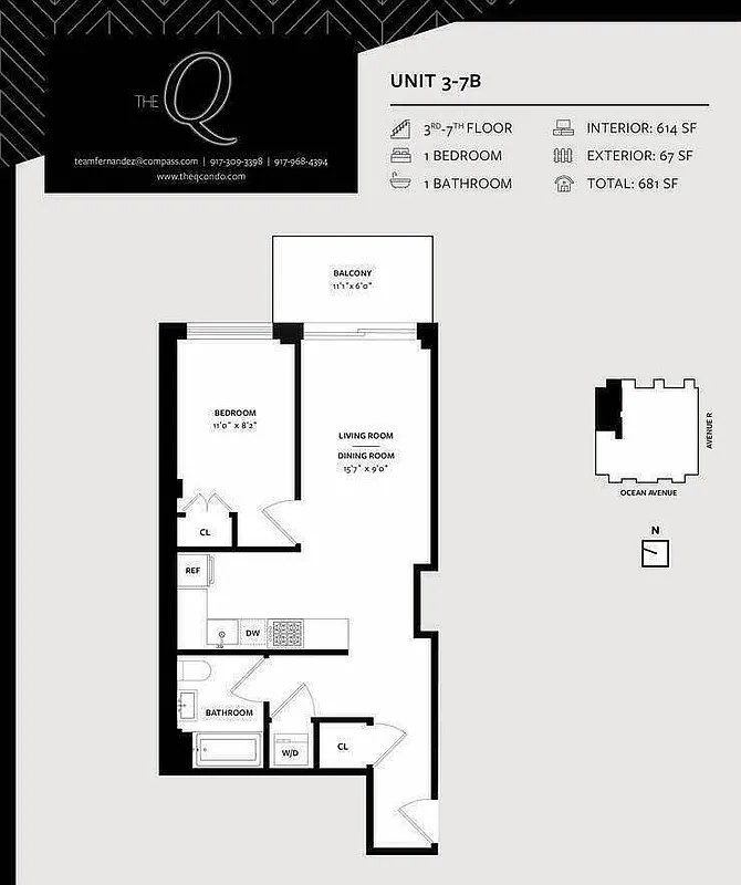 2218 Ocean Avenue, Unit 5B Brooklyn, NY 11229 - Photo 7 of 7