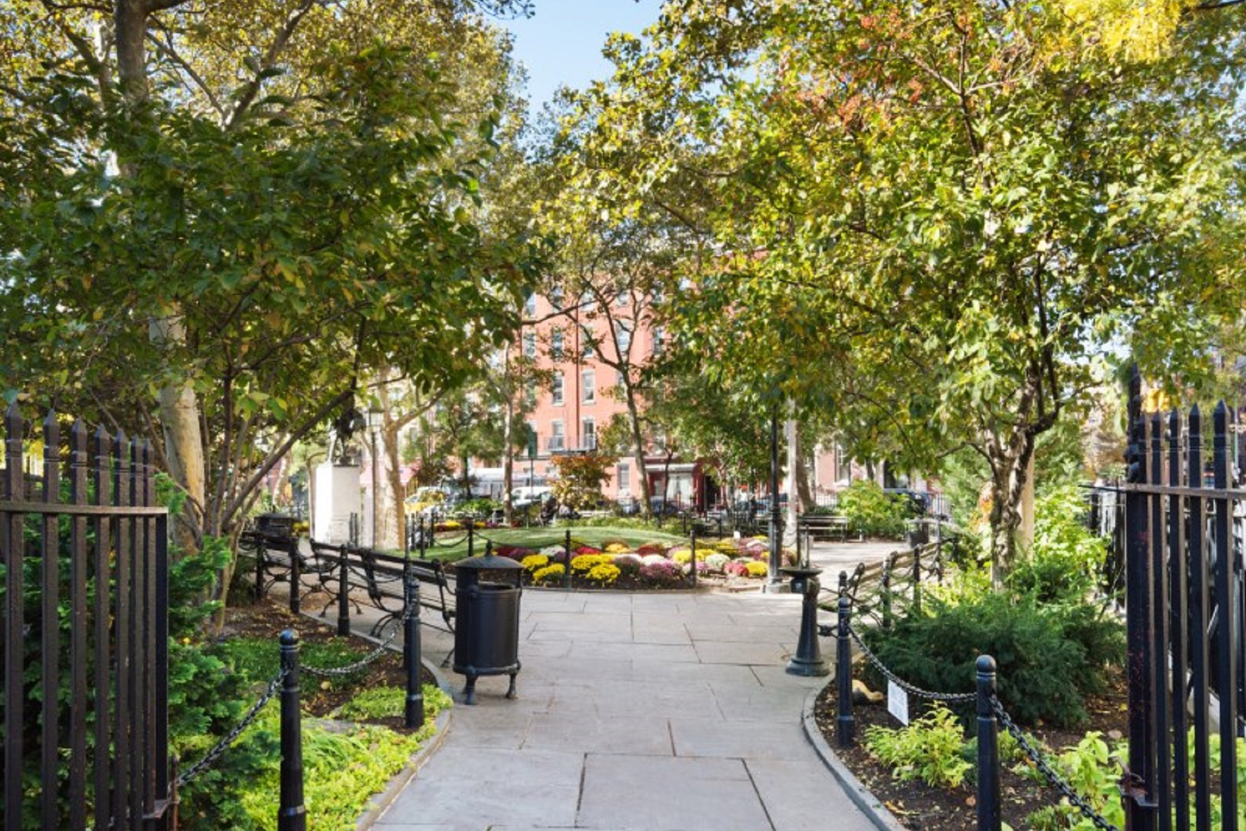 299 West 12th Street, Unit 7BC Manhattan, NY 10014 - Photo 14 of 16 a view of outdoor space and fountain