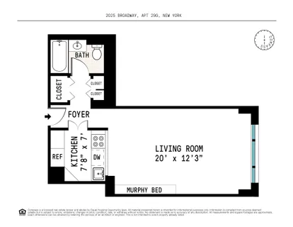 $465,000 | 2025 Broadway, Unit 29G | Upper West Side