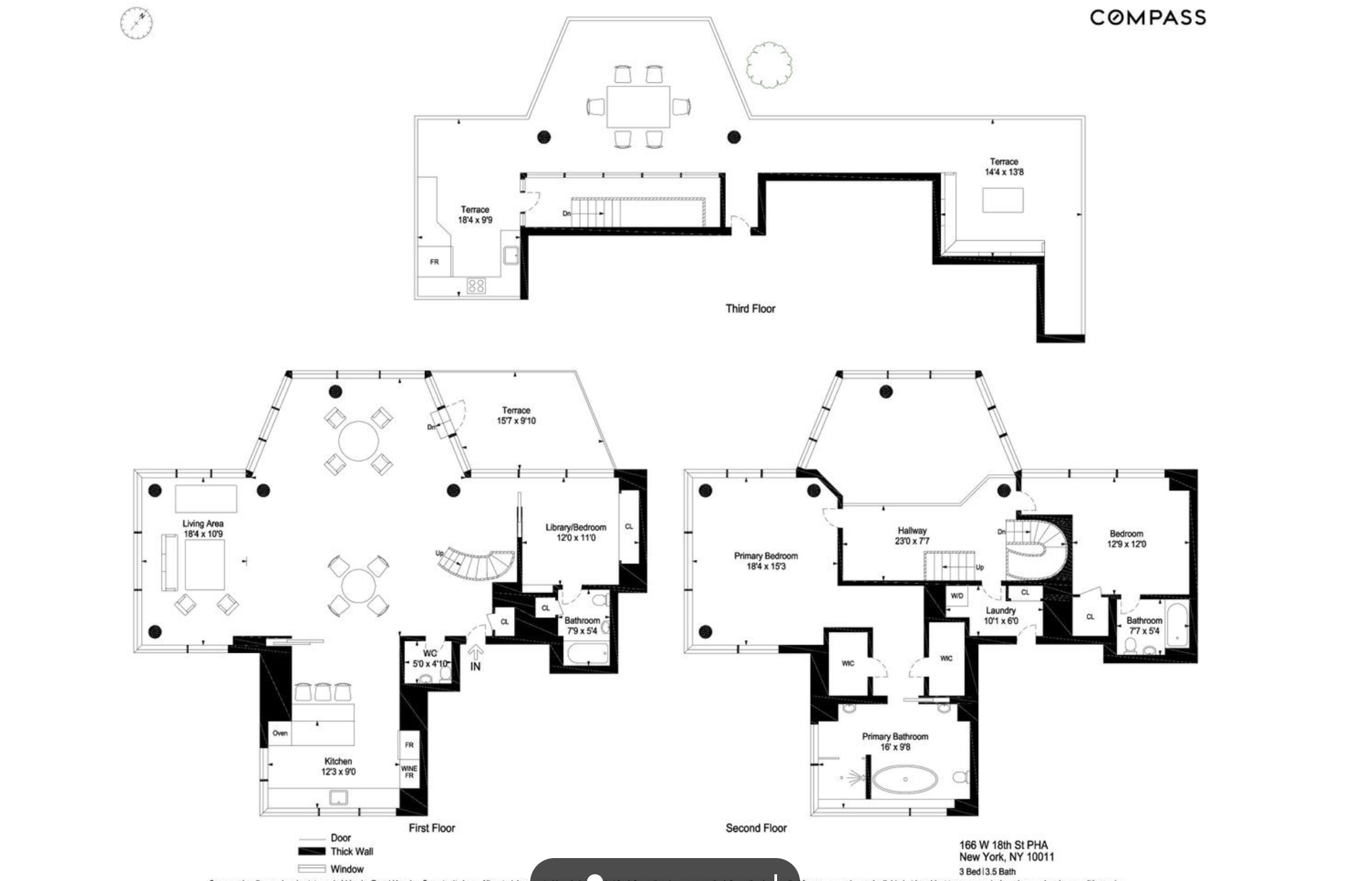 166 West 18th Street, Unit PHA Manhattan, NY 10011 - Photo 26 of 26 a picture of a bathroom with a sink and mirror